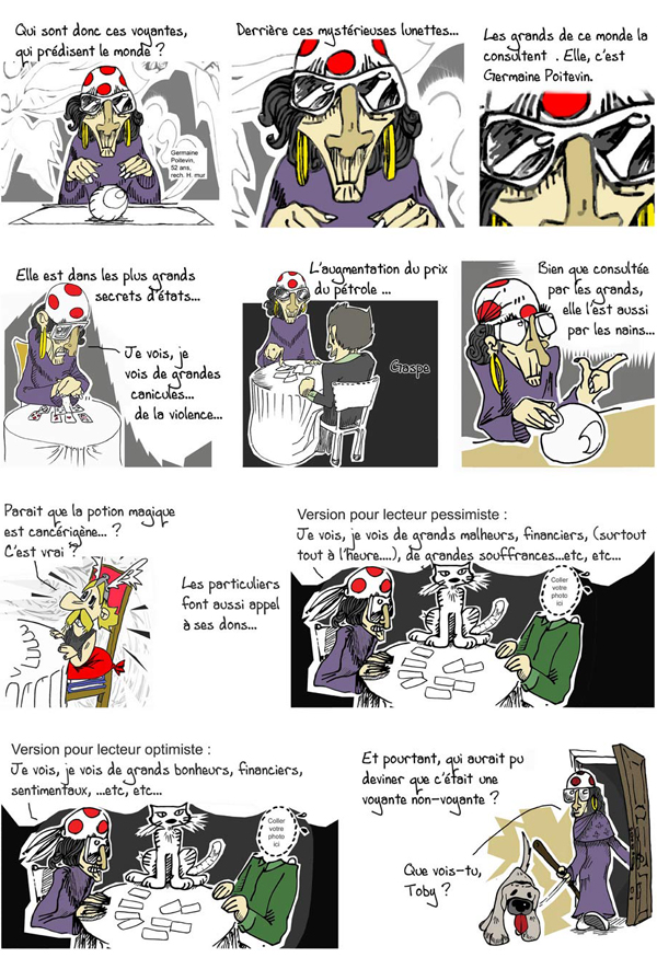 Planche de BD : La Voyante